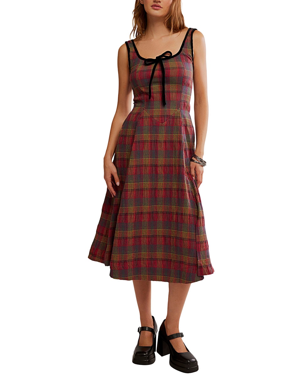 Vestido midi casual para mujer Vestido midi casual para mujer