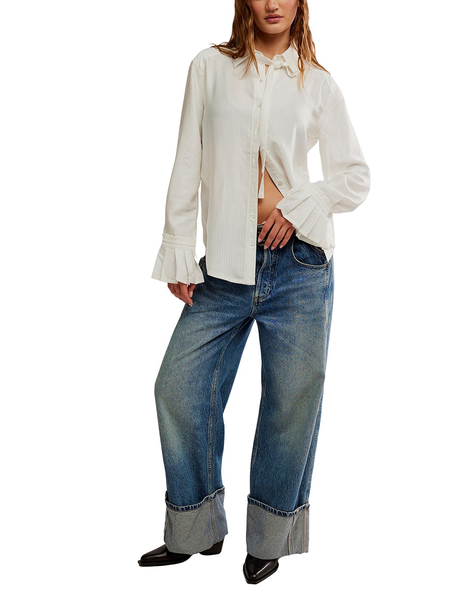 Blusa manga larga para mujer 4