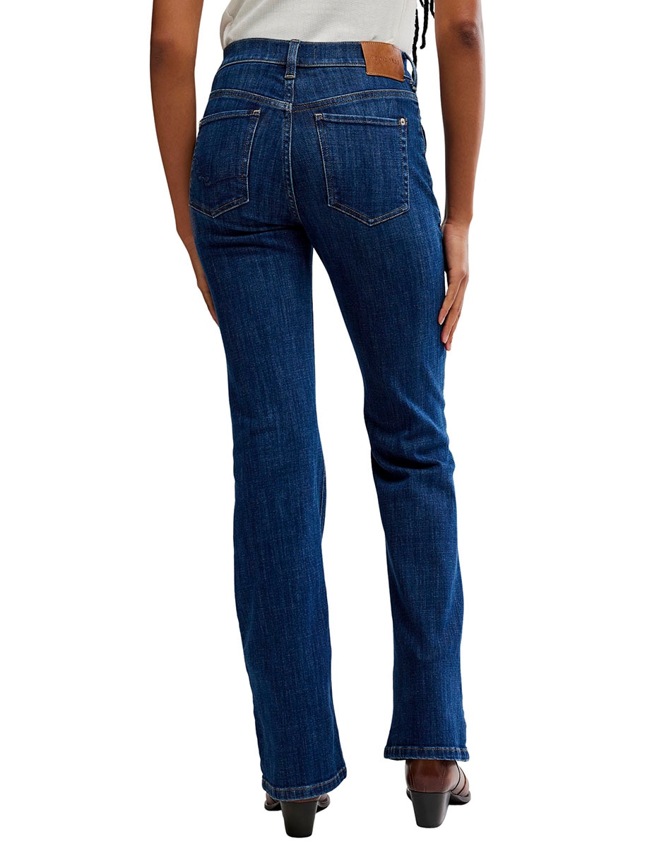Jeans straight para mujer 4