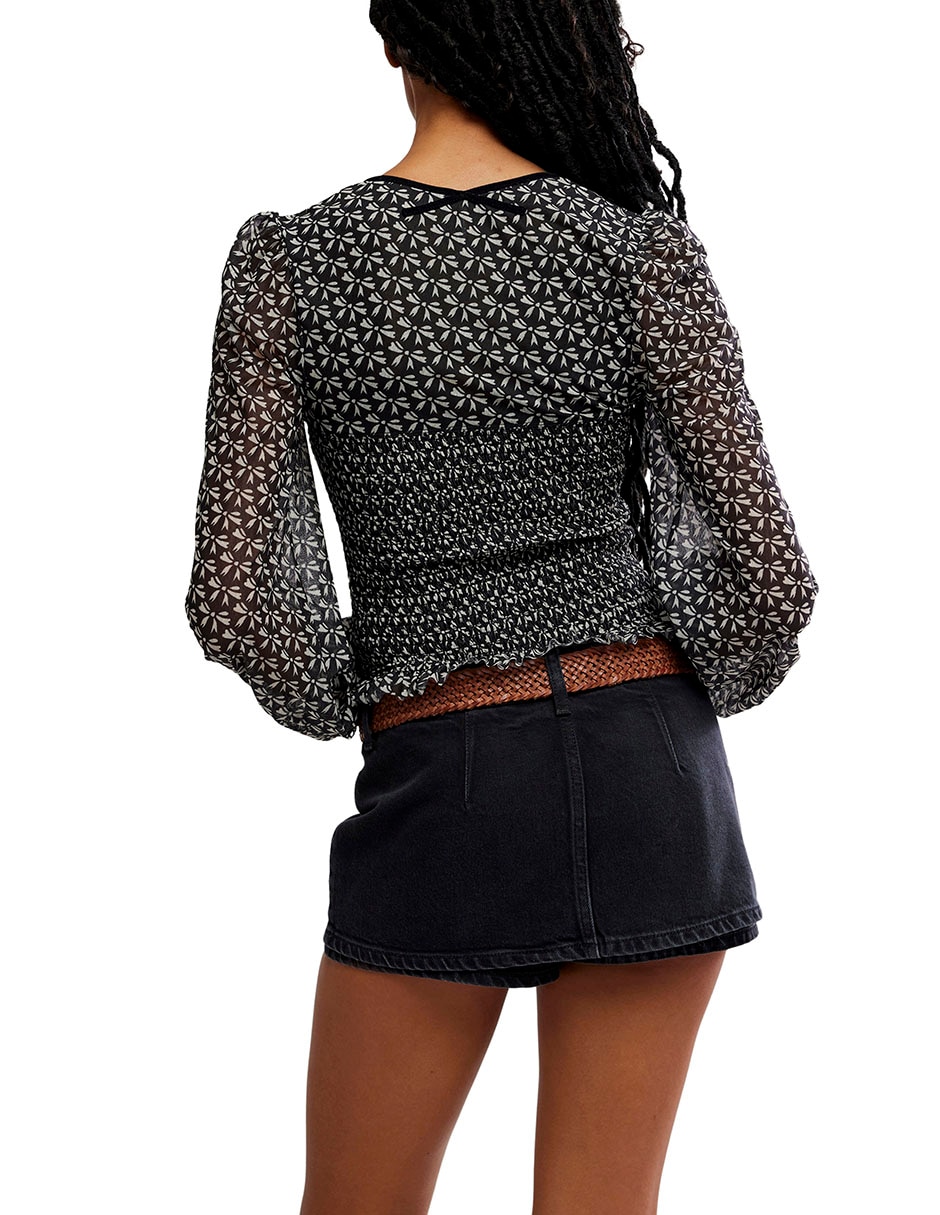 Blusa manga larga para mujer 2
