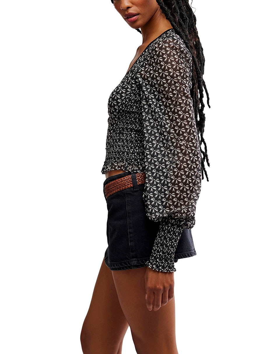 Blusa manga larga para mujer 3