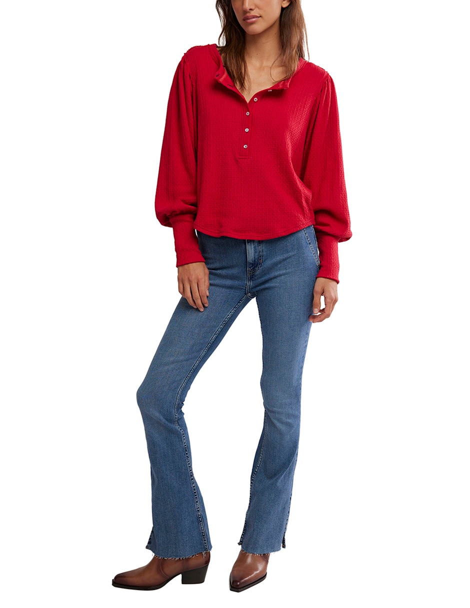 Blusa manga larga para mujer 3
