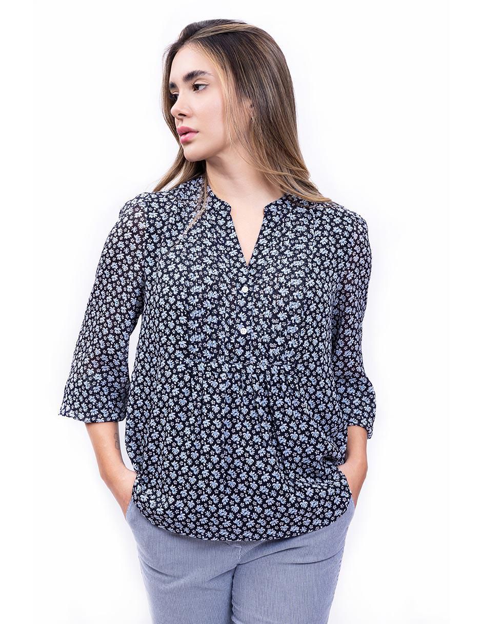 Blusa manga 3/4 para mujer Blusa manga 3/4 para mujer
