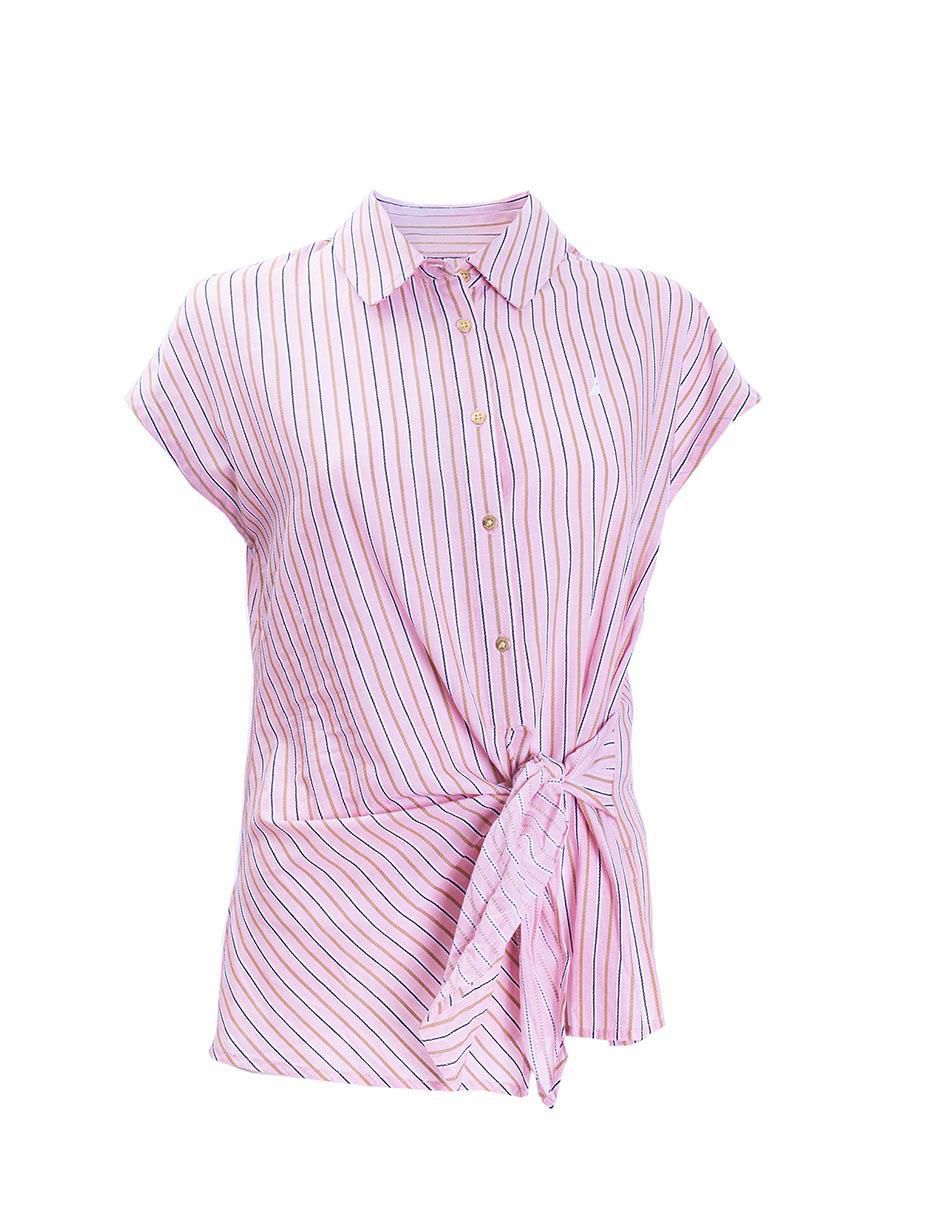 Camisa de algodón manga corta para mujer 4