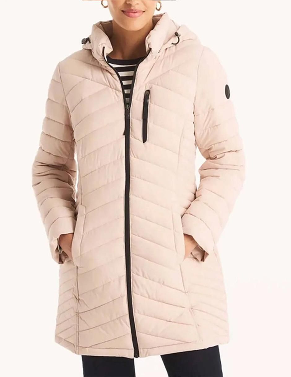 Chamarra acolchada impermeable para mujer