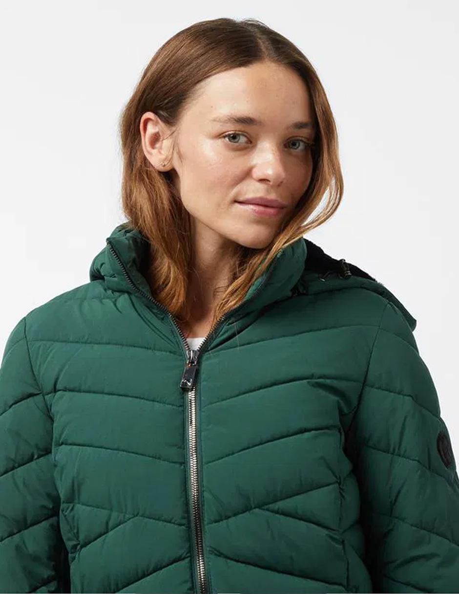 Chamarra acolchada impermeable para mujer 4