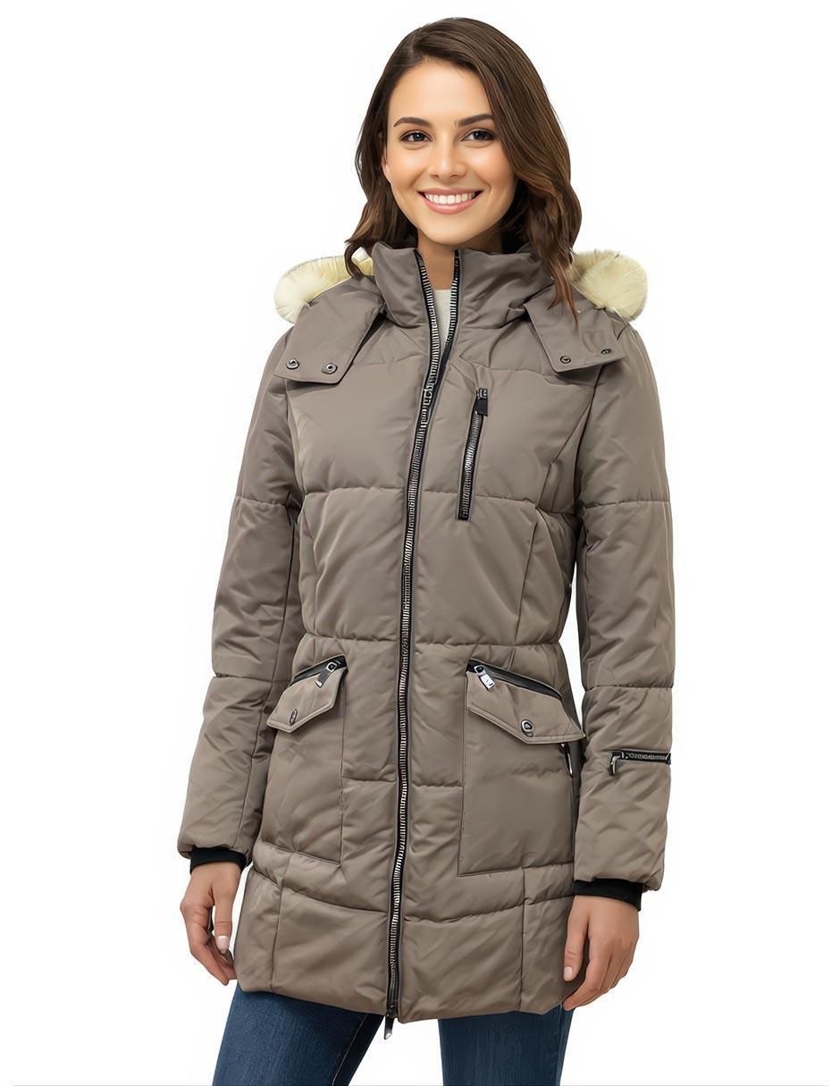 Chamarra acolchada impermeable para mujer 2