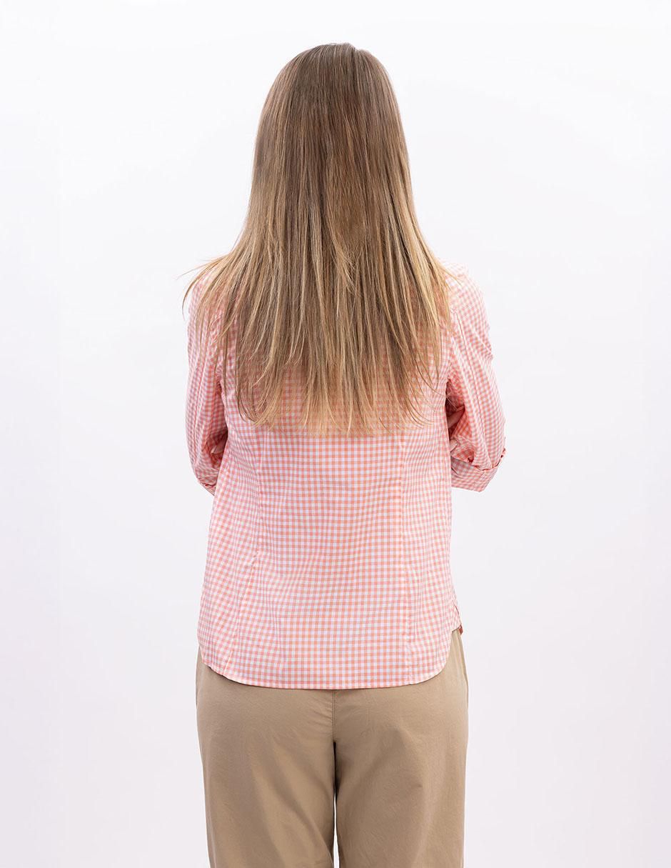 Camisa de algodón manga larga para mujer 3