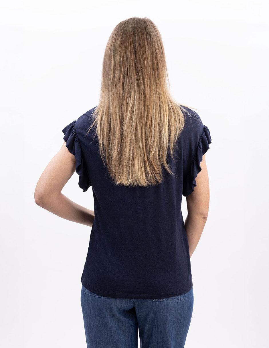 Blusa manga corta para mujer 3