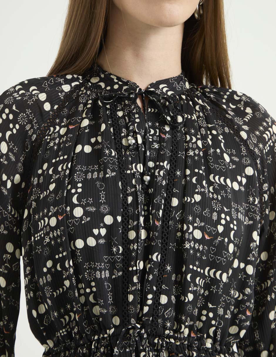Vestido crop casual Scotch & Soda para mujer 4