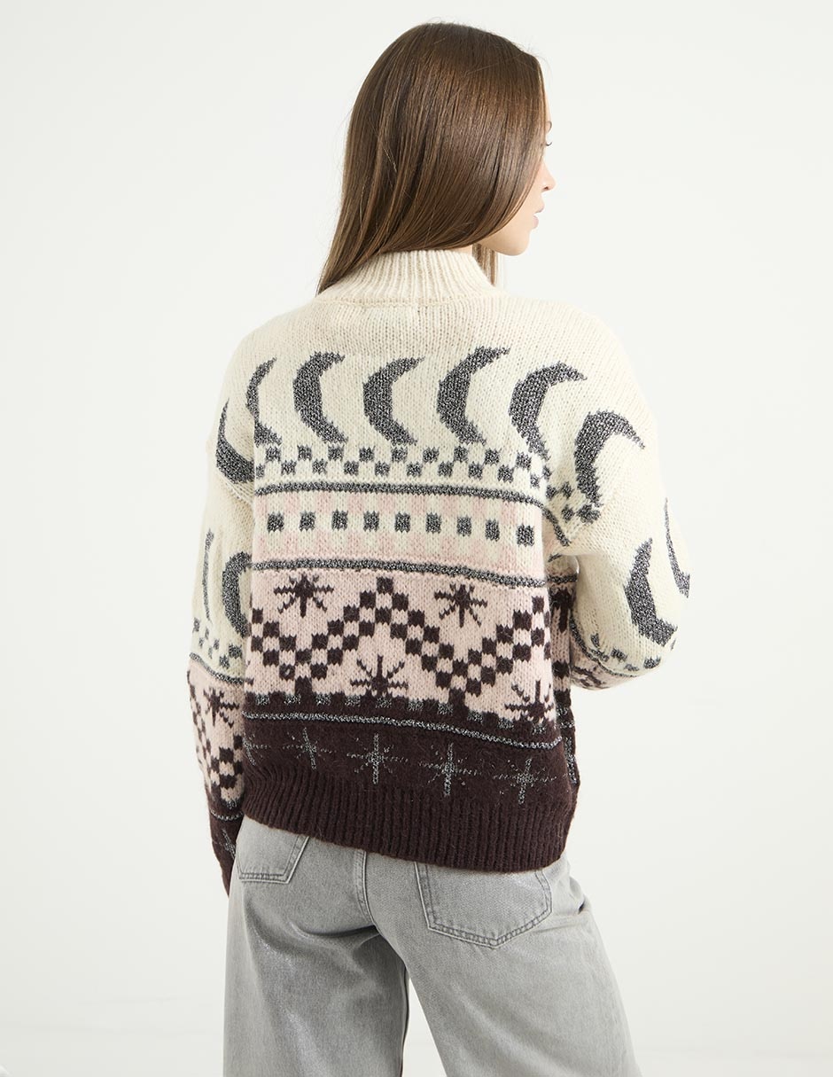 Suéter cuello alto para mujer 2