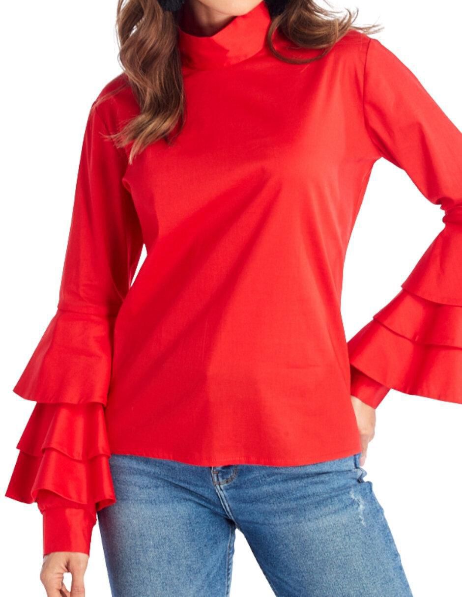 Blusa manga larga para mujer 2