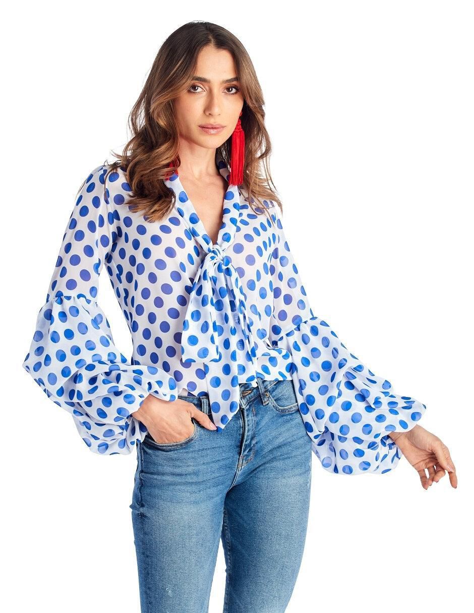 Blusa manga larga para mujer 4