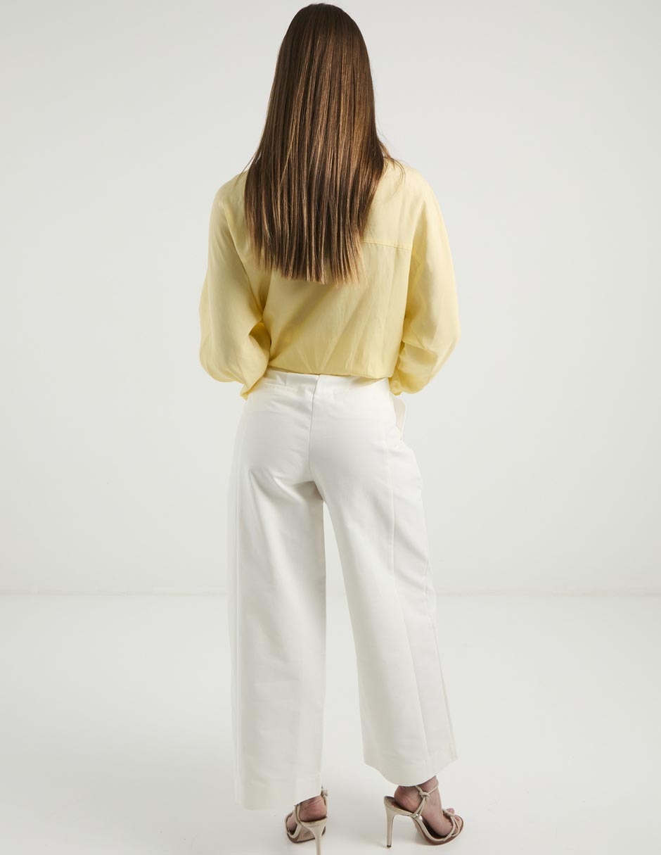 Pantalón coulotte amplio para mujer 2
