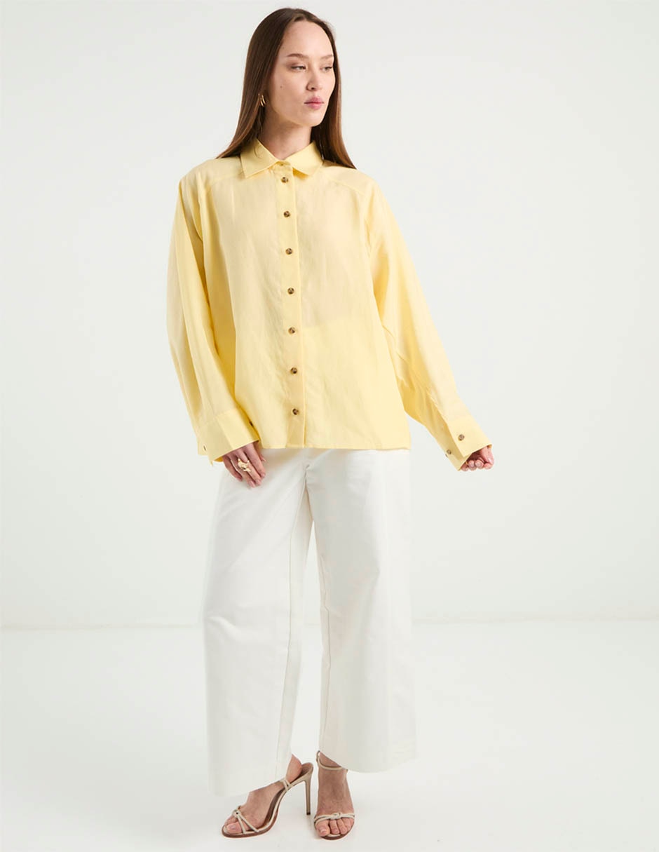 Pantalón coulotte amplio para mujer 3