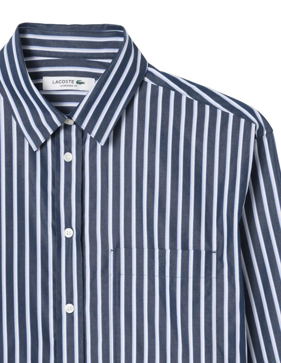 Camisa de algodón manga larga para mujer 4
