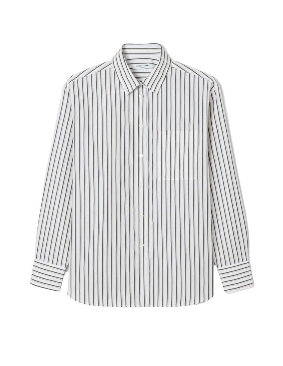 Camisa de algodón manga larga para mujer Camisa de algodón manga larga para mujer