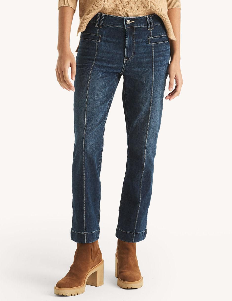 Pantalón capri straight para mujer Pantalón capri straight para mujer