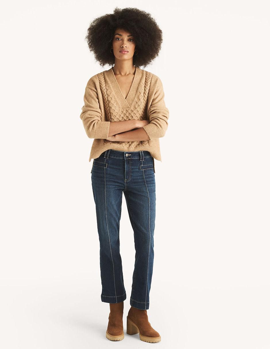 Pantalón capri straight para mujer 2