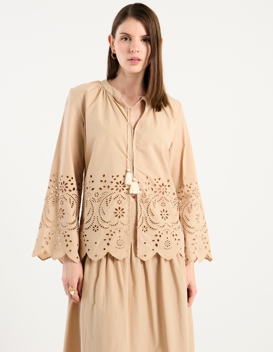 Blusa manga larga para mujer 2