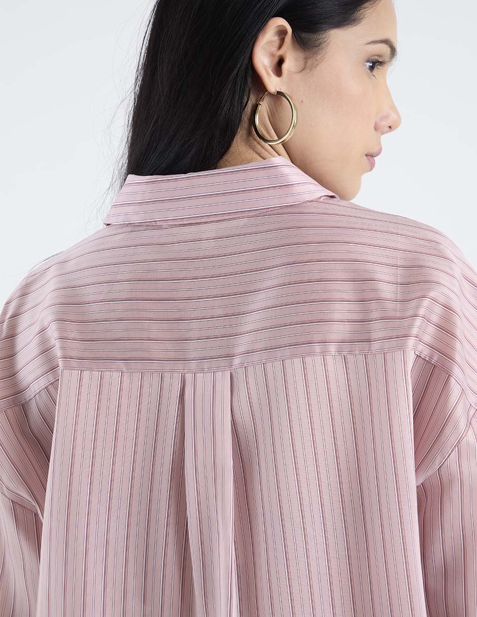 Blusa camisera Kur.Kuma manga larga para mujer 5