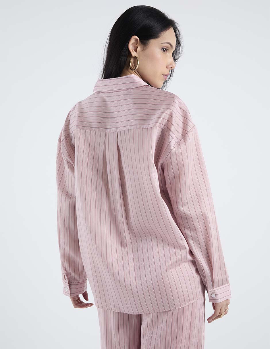 Blusa camisera Kur.Kuma manga larga para mujer 6