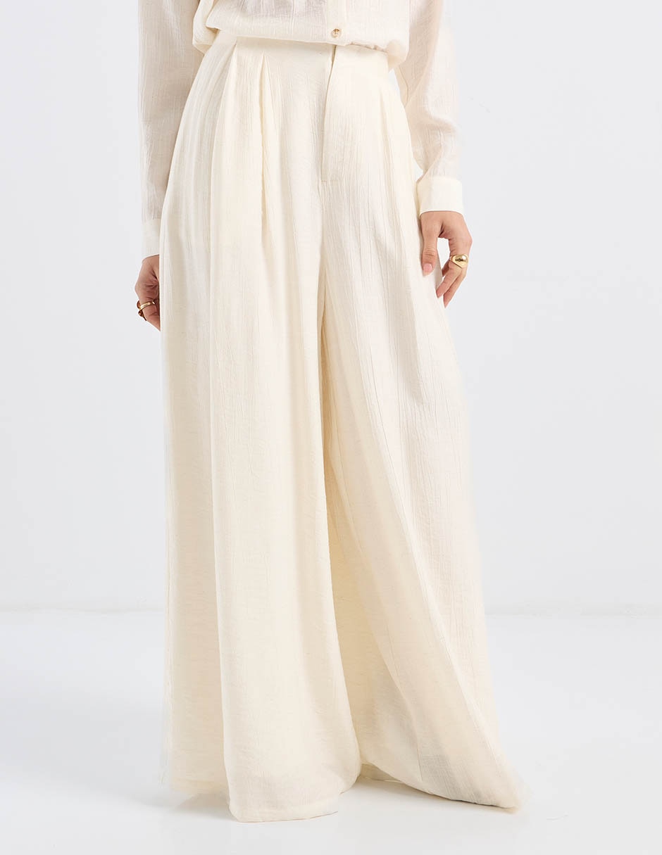 Pantalón relaxed amplio para mujer