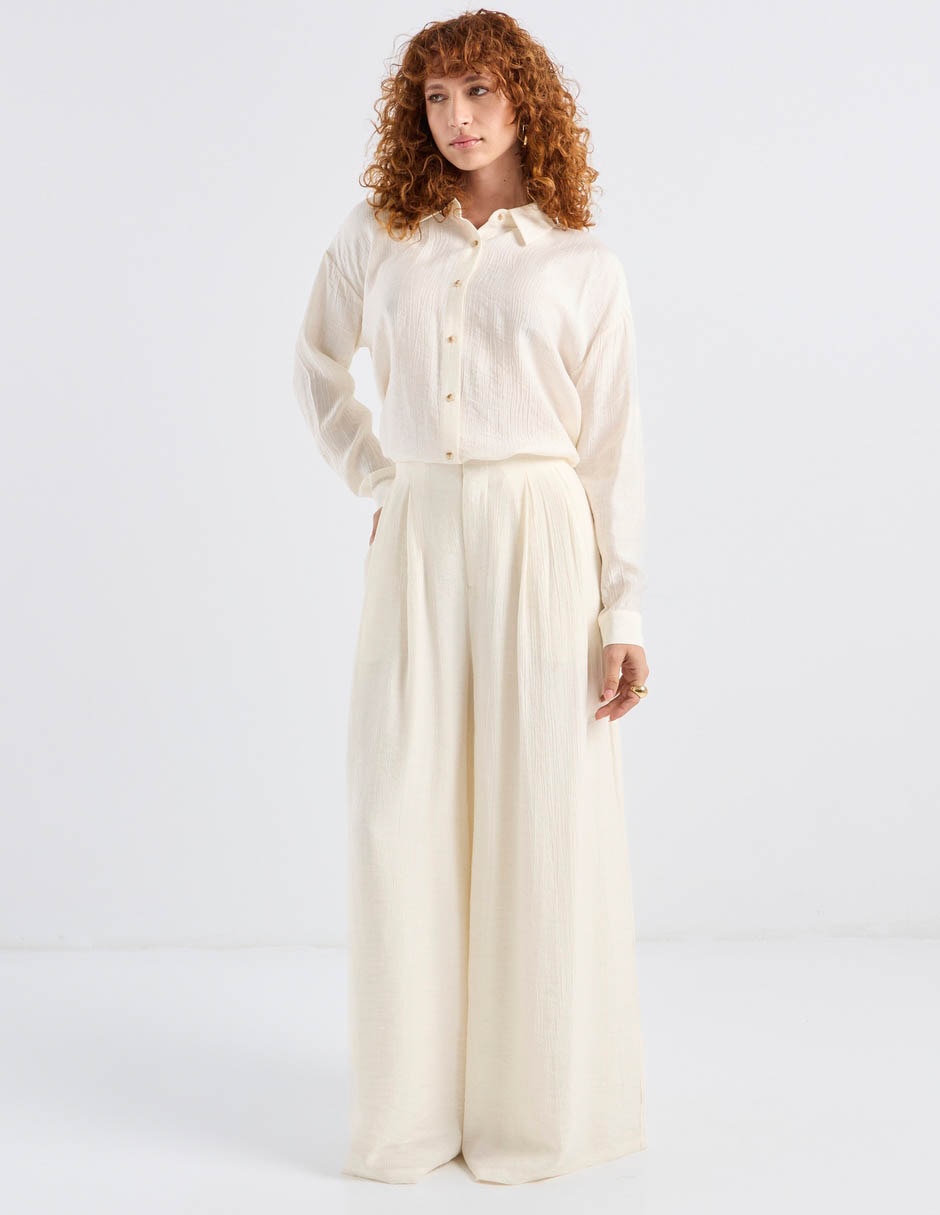Pantalón relaxed amplio para mujer 2