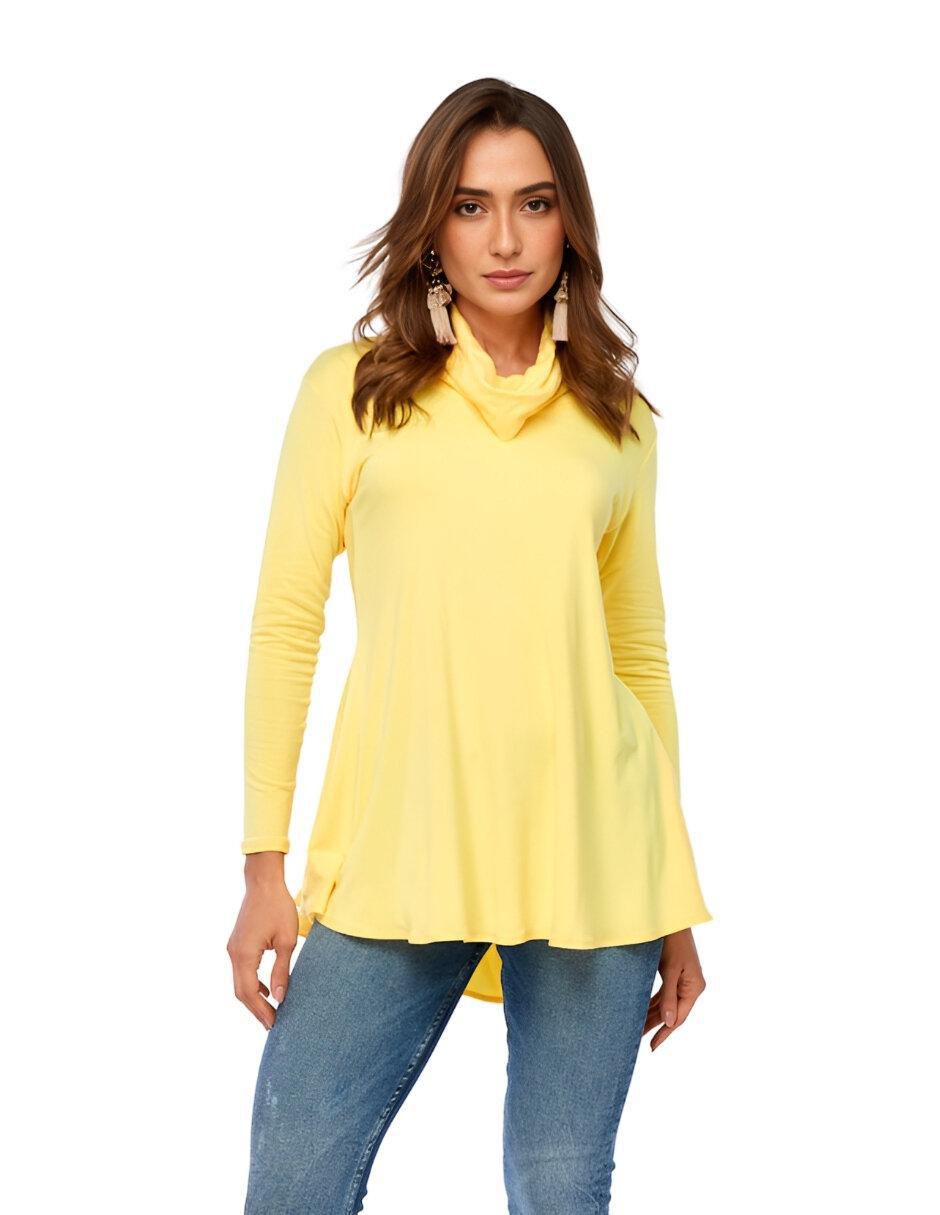 Blusa manga larga para mujer