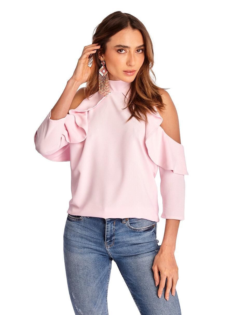 Blusa manga 3/4 para mujer