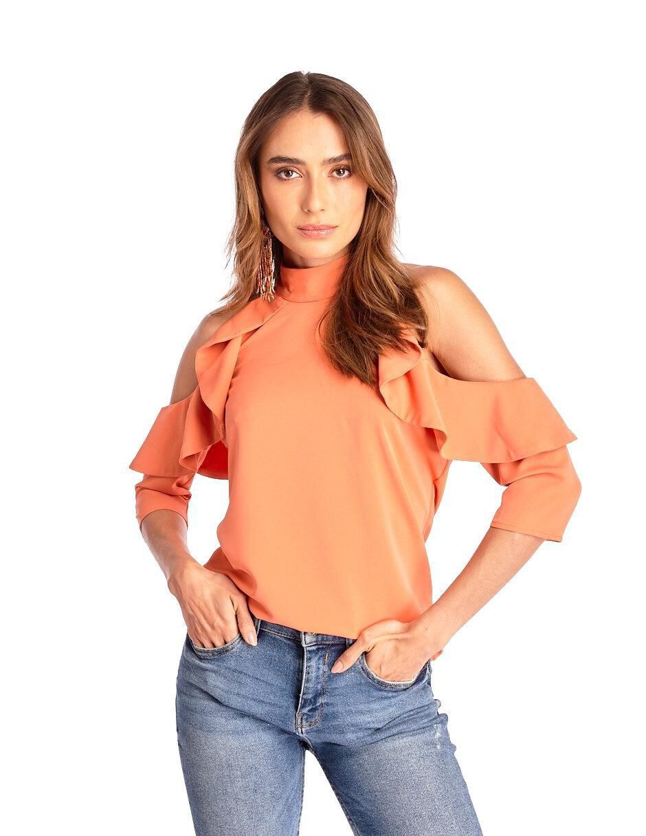 Blusa manga 3/4 para mujer