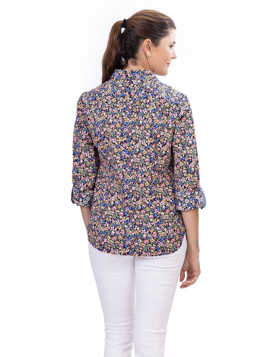 Camisa de algodón manga larga para mujer 3
