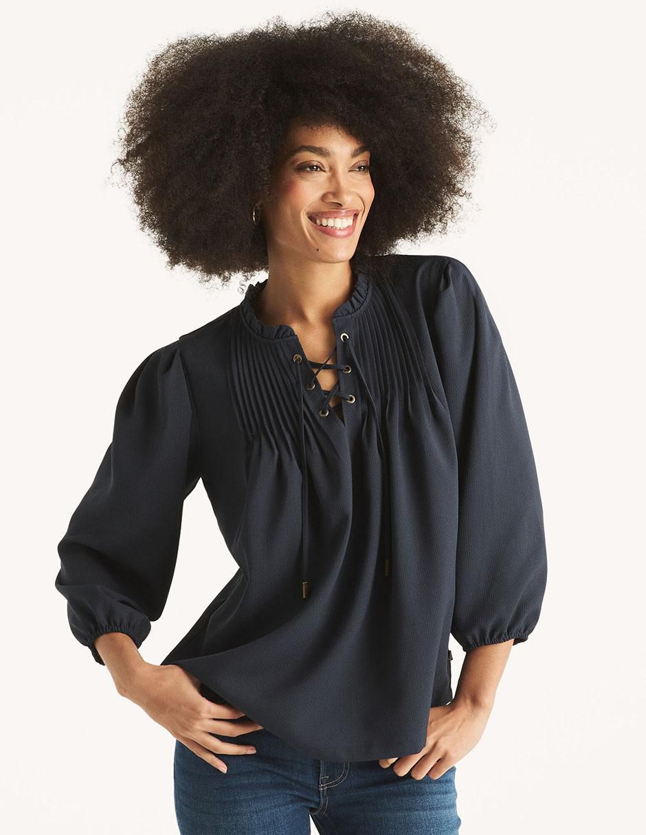 Blusa manga 3/4 para mujer