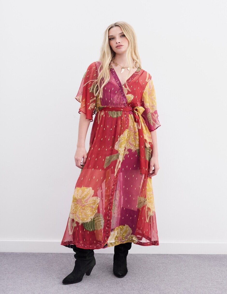 Vestido largo casual para mujer