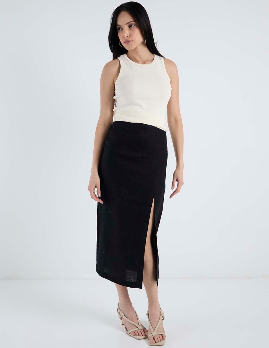 Top cuello redondo tirante ancho 2