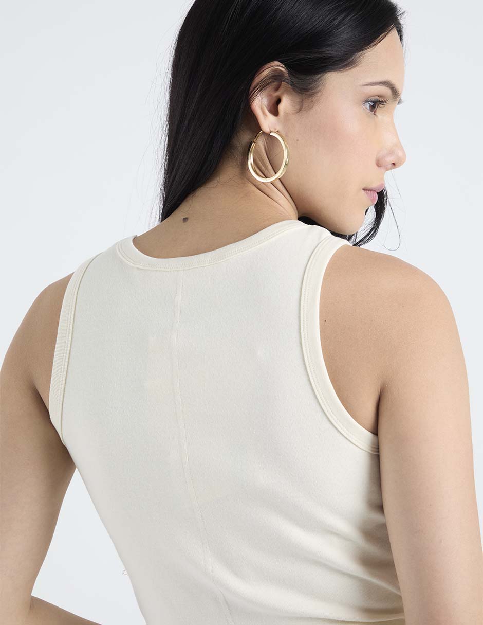 Top cuello redondo tirante ancho 5