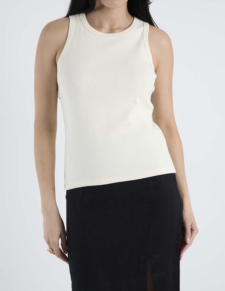 Top cuello redondo tirante ancho 7
