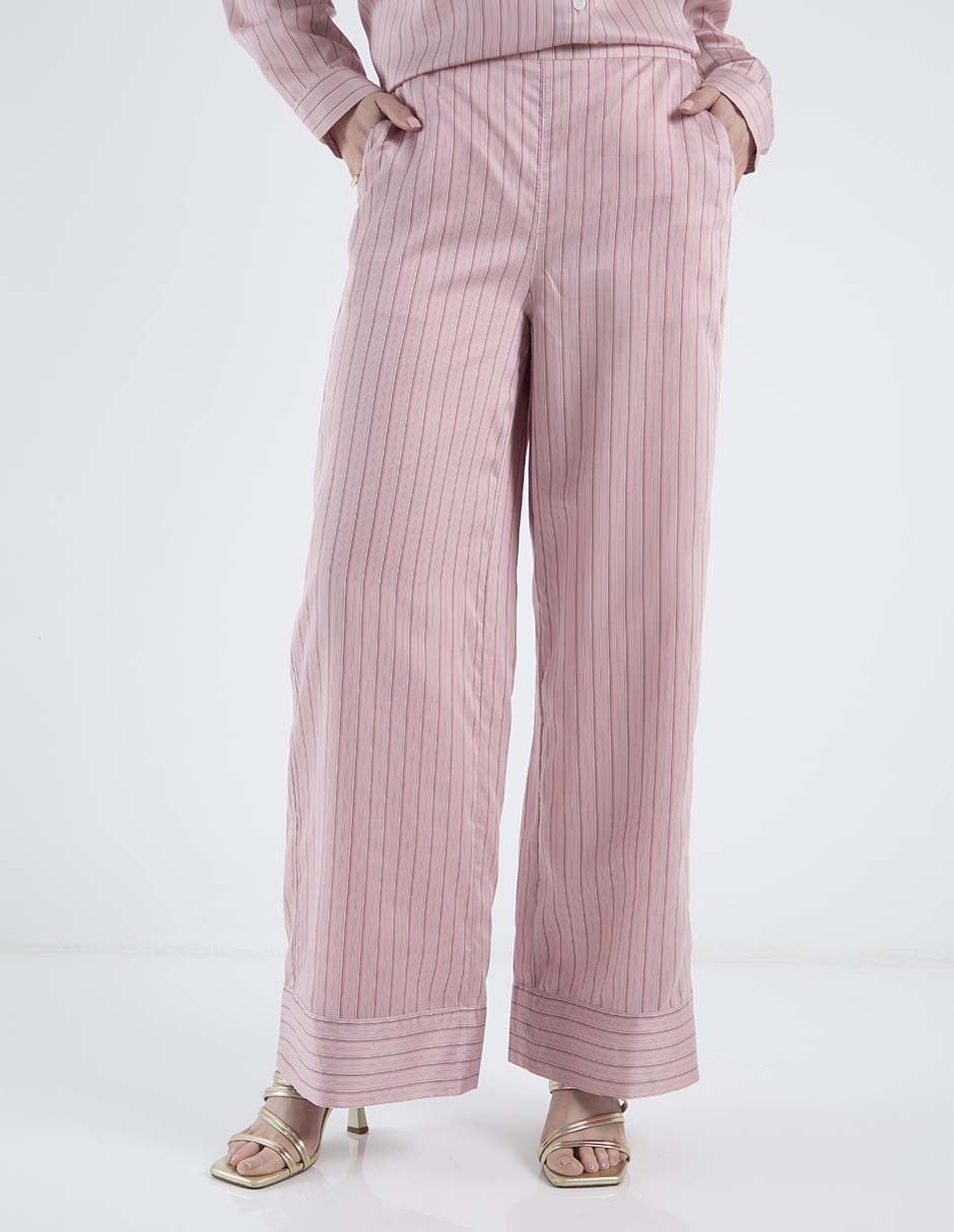 Pantalón pijamero regular para mujer
