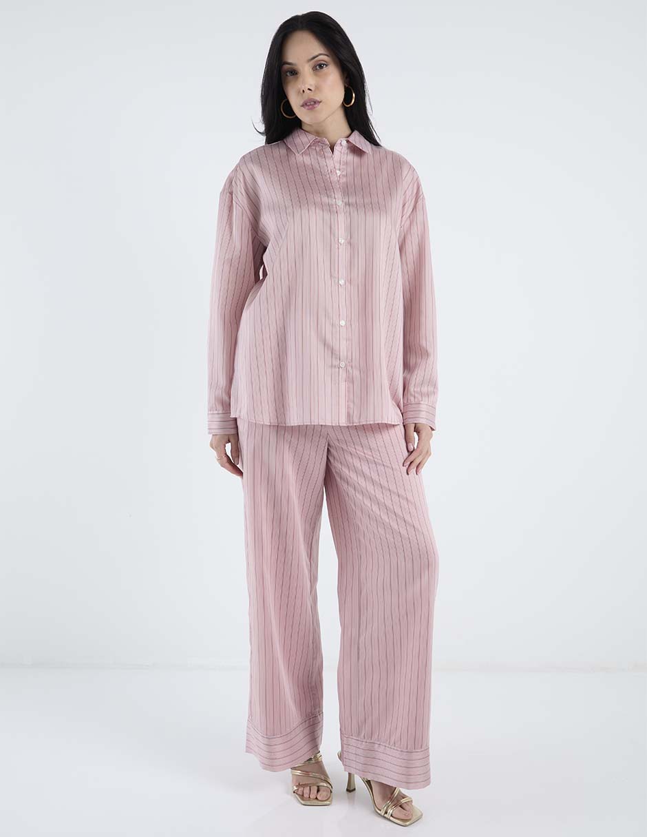 Pantalón pijamero regular para mujer 2