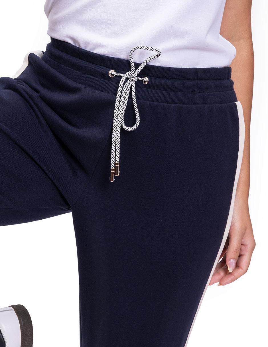 Pants slim con jareta para mujer 4