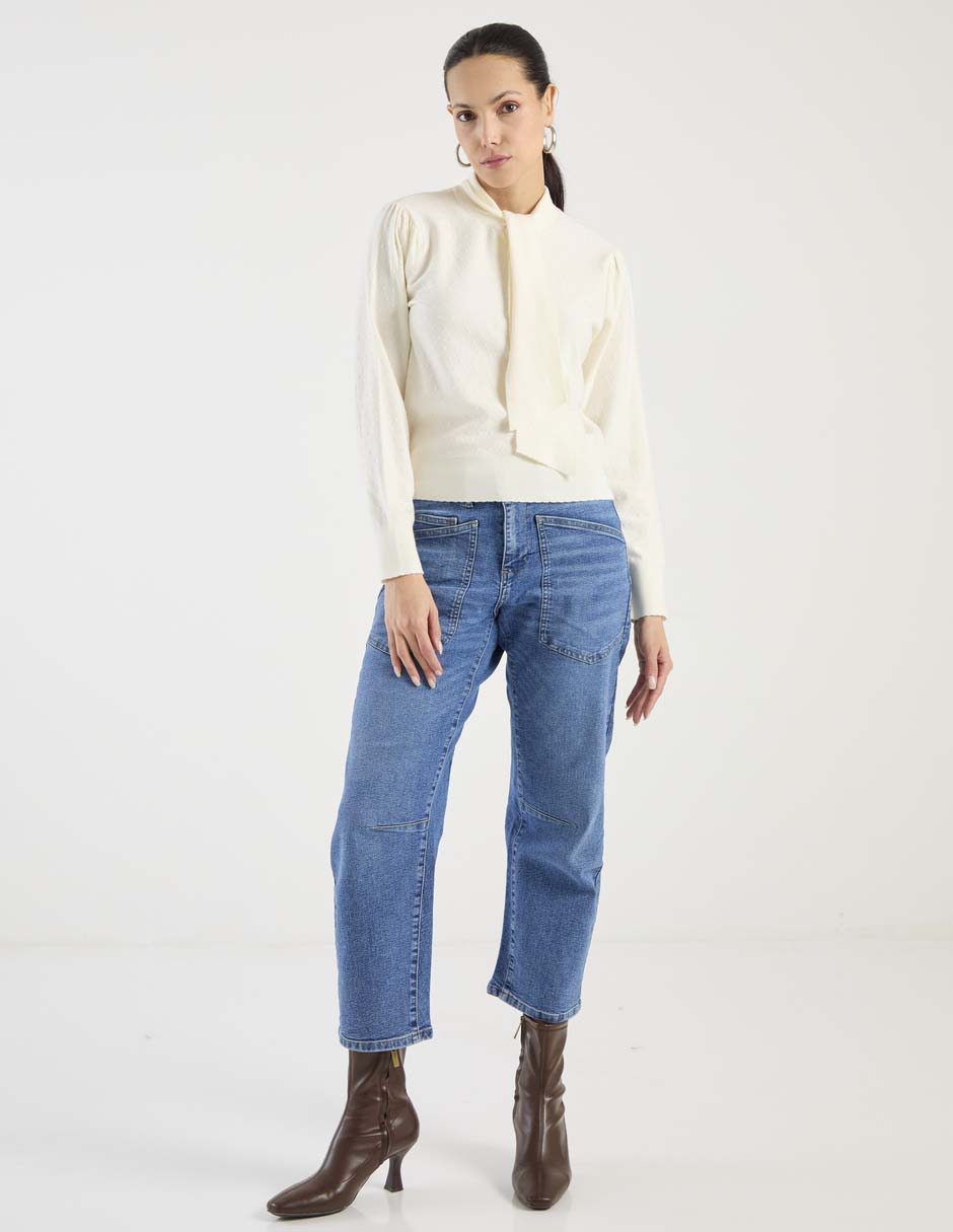 Blusa manga larga para mujer 6