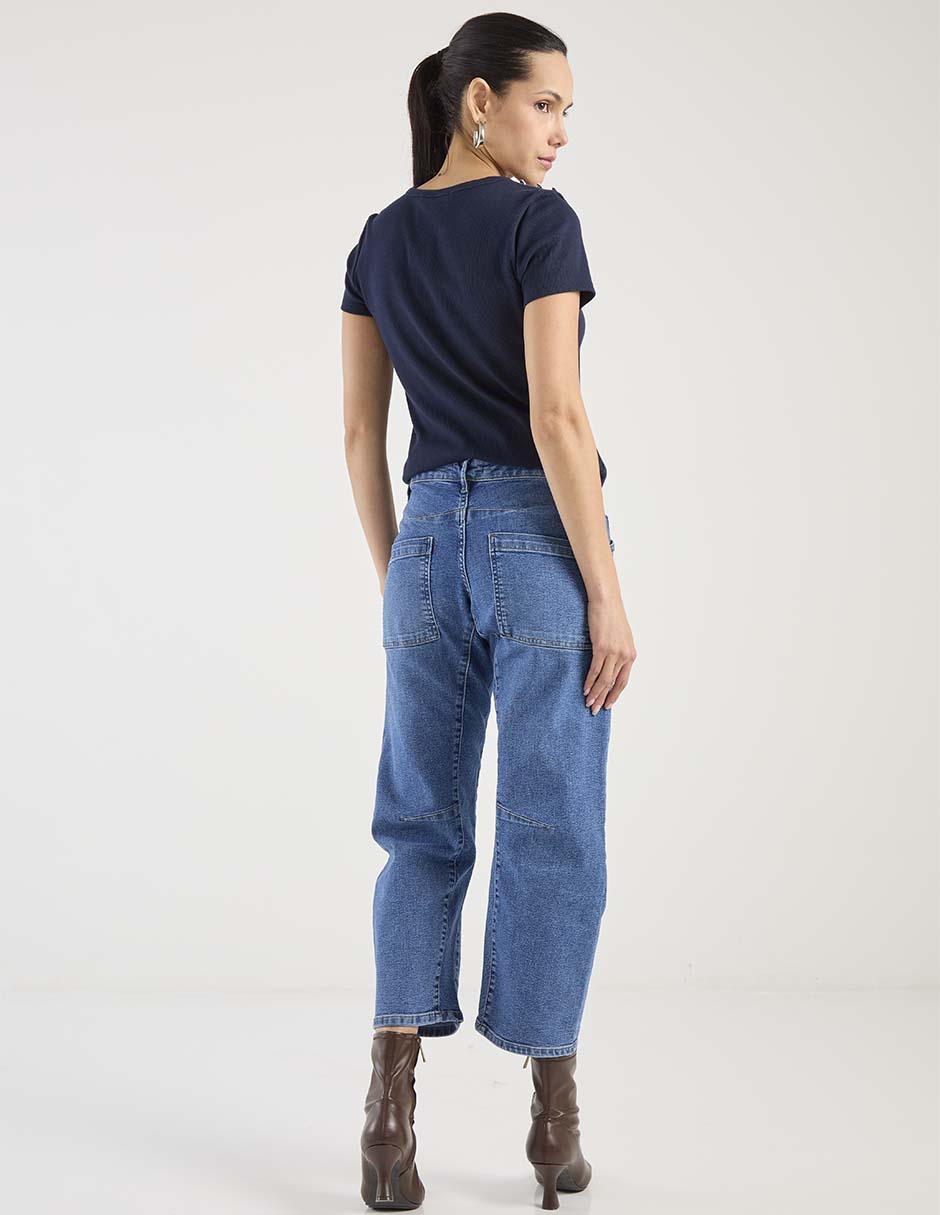 Jeans carpenter amplio Bcbgmaxazria para mujer 2