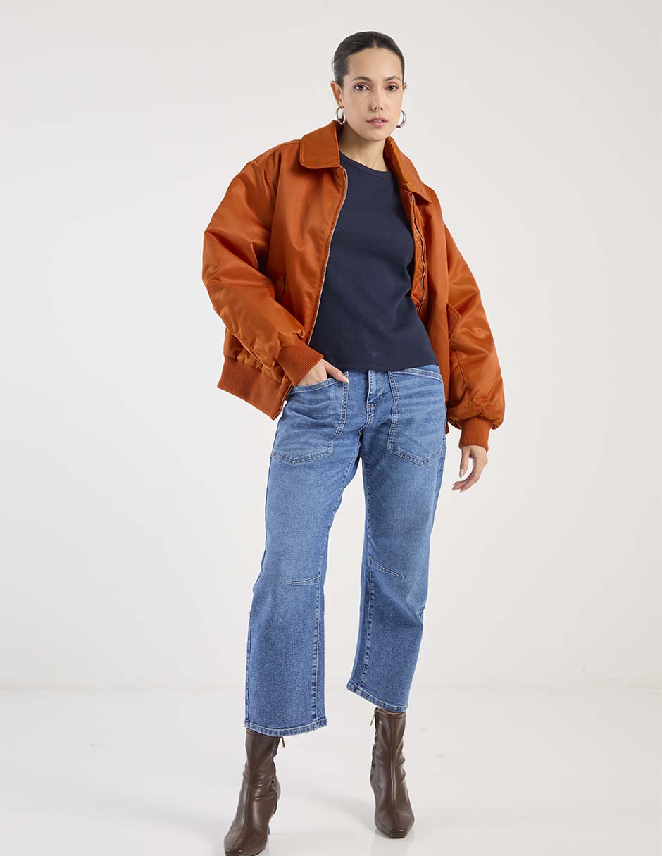 Jeans carpenter amplio Bcbgmaxazria para mujer 3