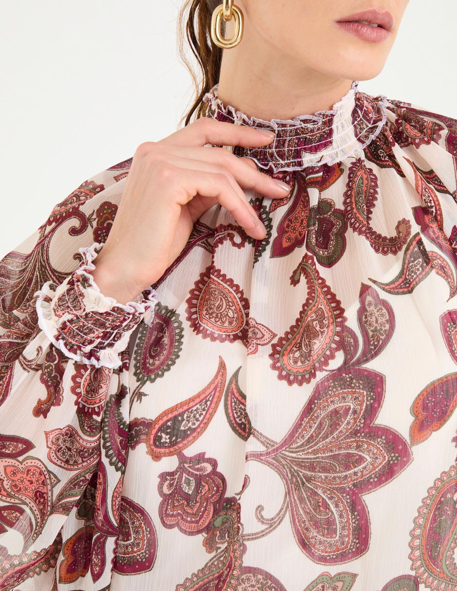 Blusa manga larga para mujer 4
