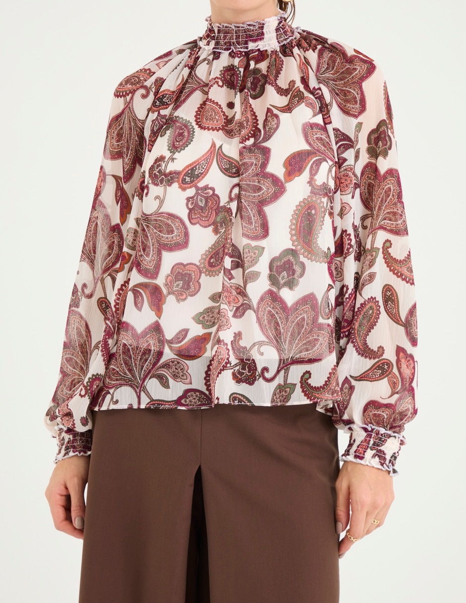 Blusa manga larga para mujer 5