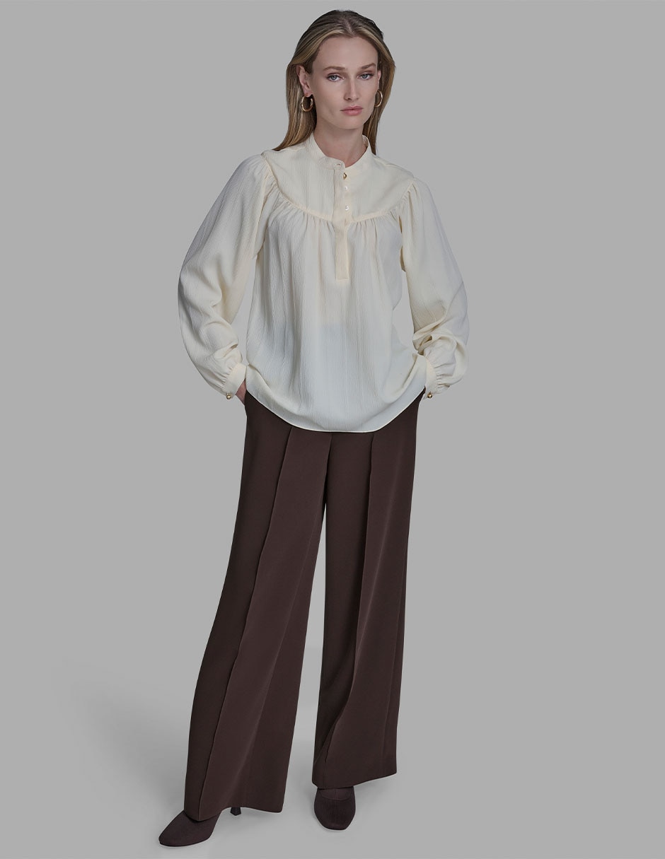 Blusa manga larga para mujer
