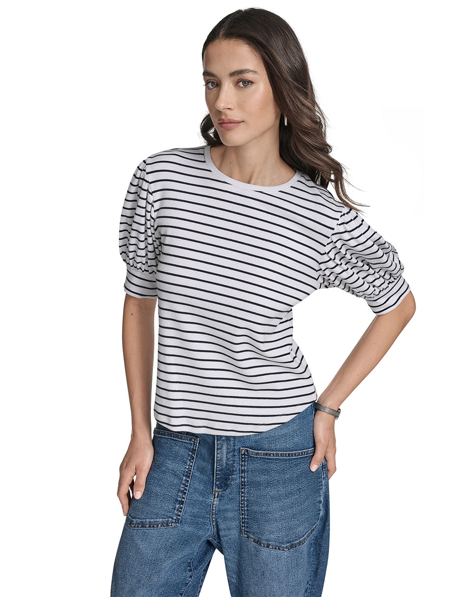 Blusa manga corta para mujer