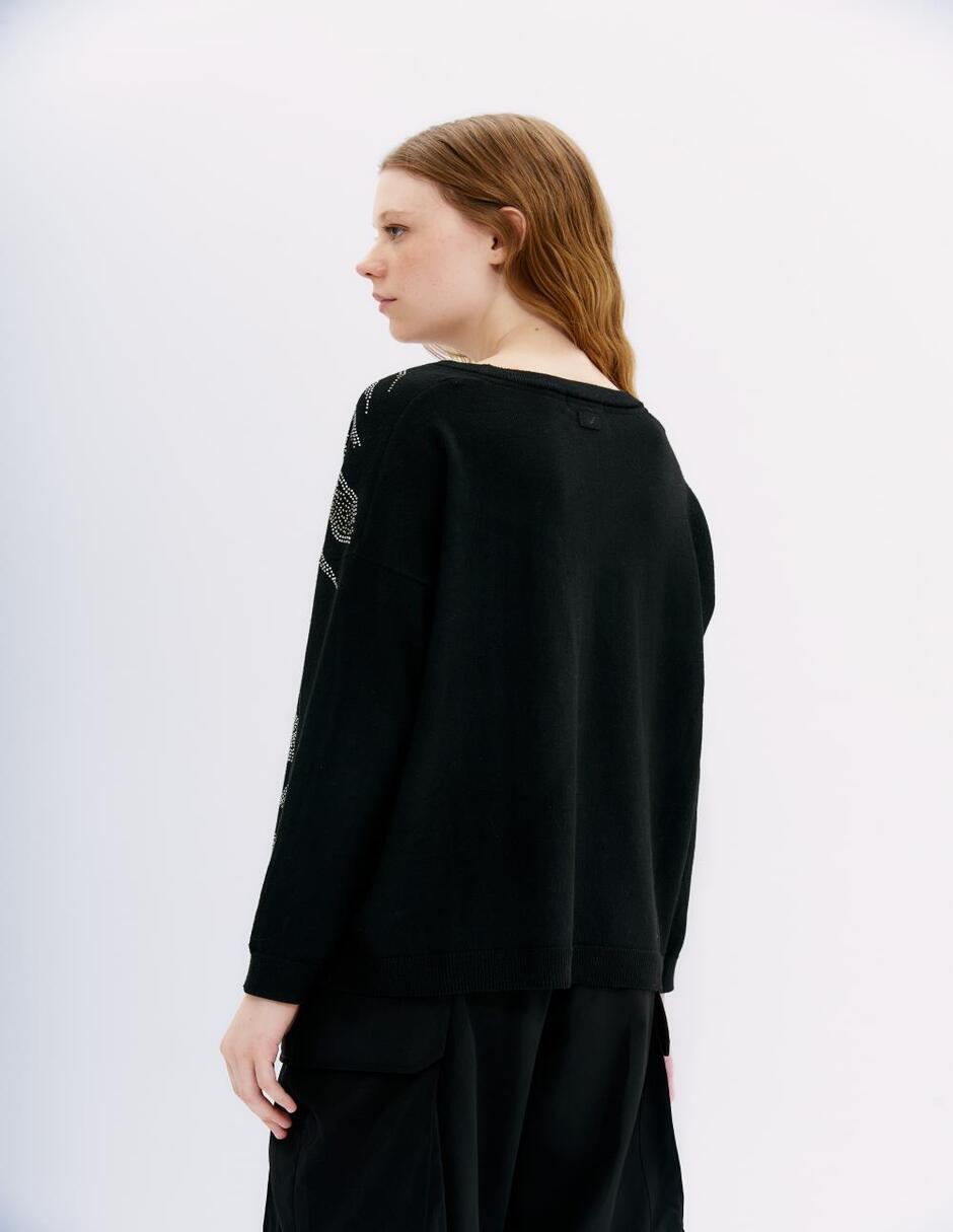 Suéter cuello redondo para mujer 3