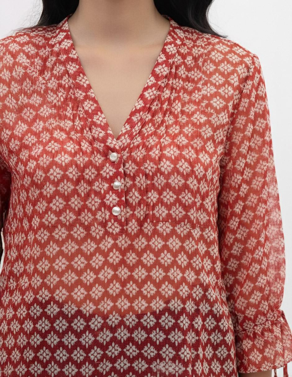 Blusa manga 3/4 para mujer 5