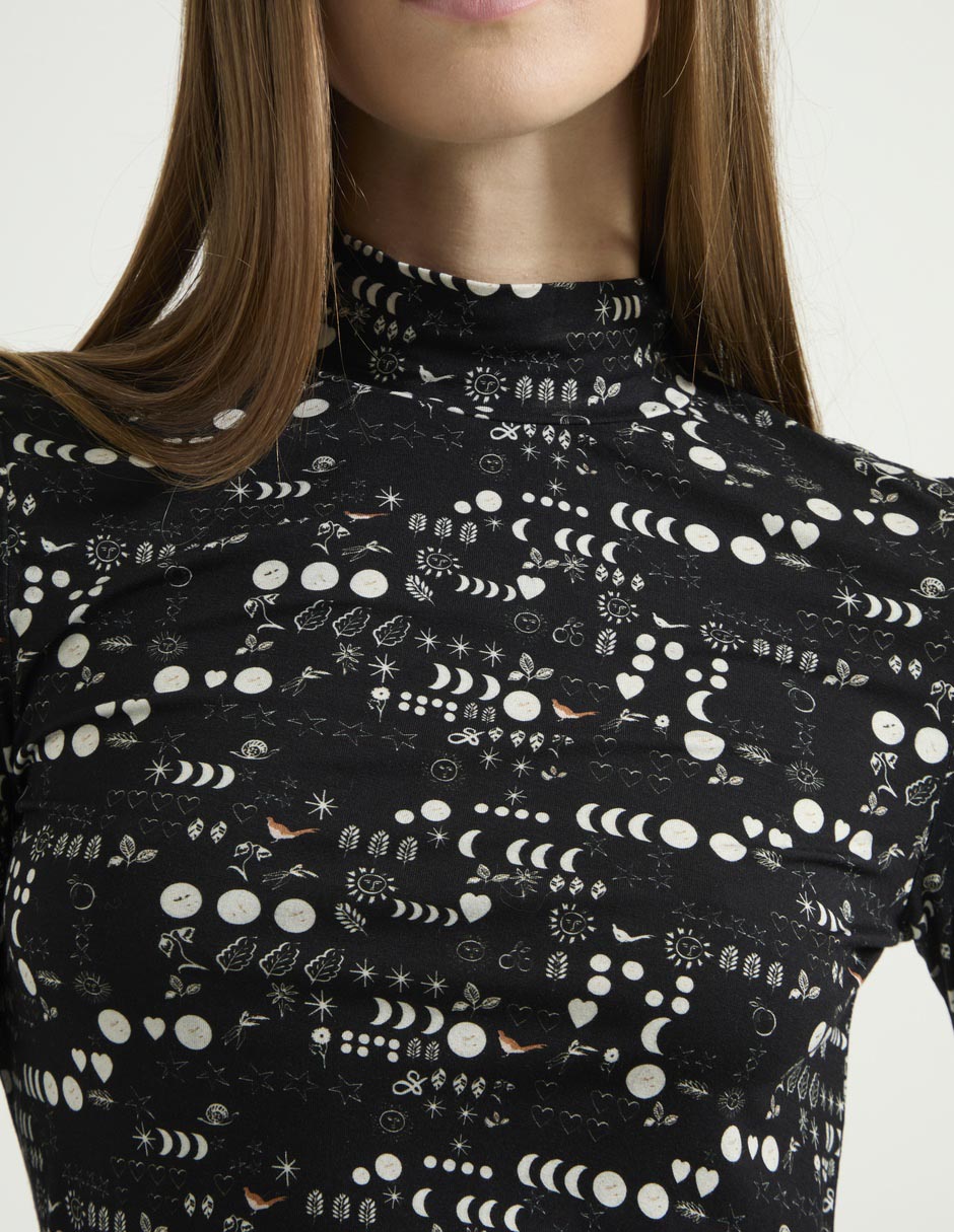 Blusa Soda manga larga para mujer 4